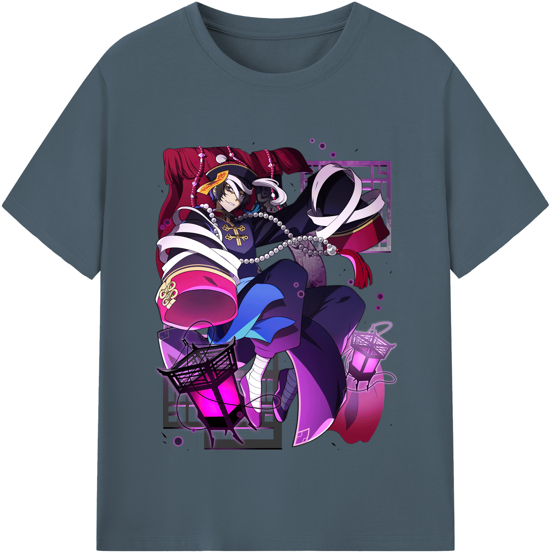 （画像用） 文豪ストレイドッグス Bungo Stray Dogs 綿100％半袖Tシャツ（フロントプリント）